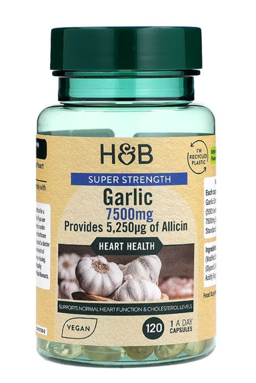 Super Strength Odourless Garlic, 7500mg - 120 caps