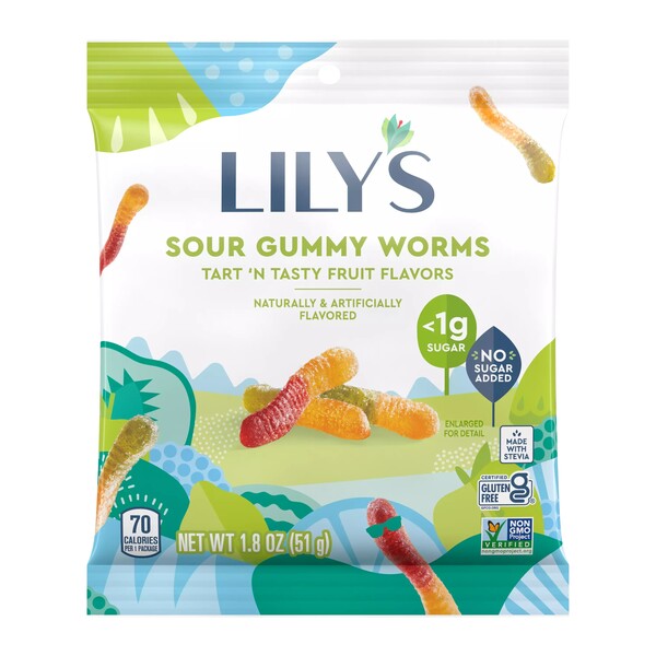 Sour Gummy Worms - 51g