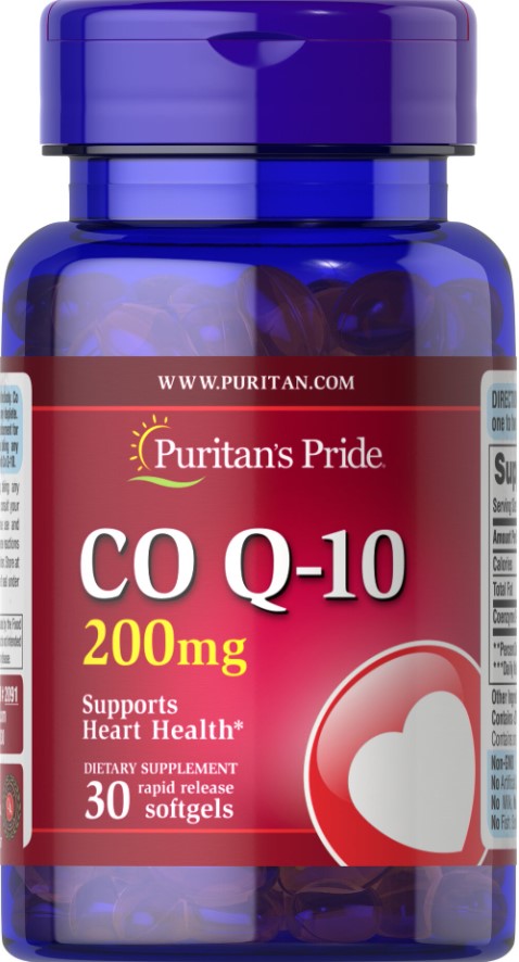 CoQ10, 200mg - 30 softgels