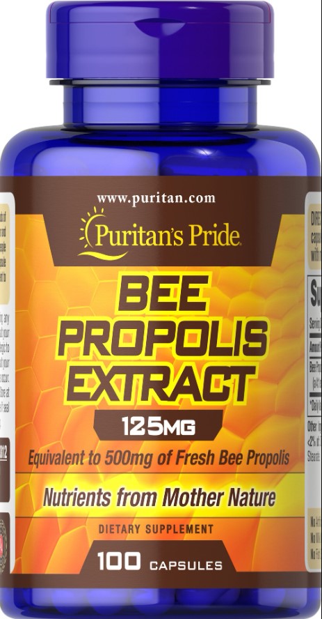 Bee Propolis Extract, 125mg - 100 caps