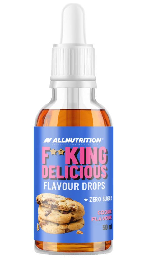 Fitking Delicious Flavour Drops, Cookie - 50 ml.