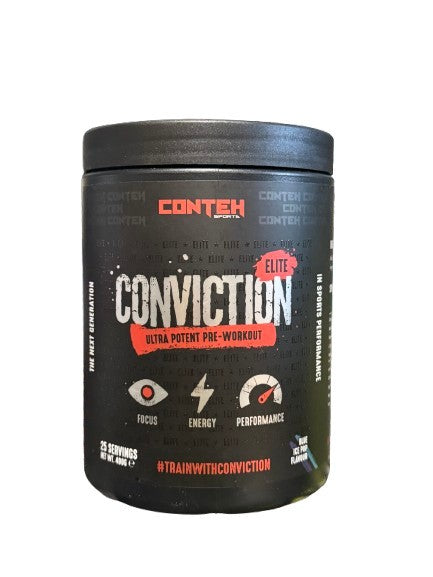 Conviction Elite, Blue Ice Pop - 400g