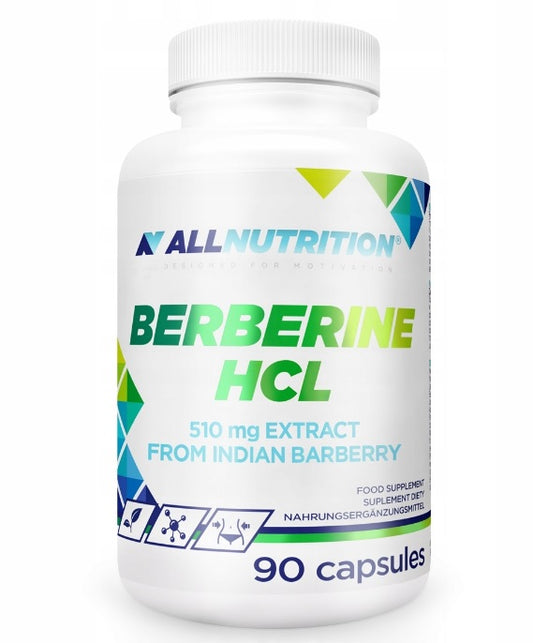 Berberine HCl, 510mg Extract from Indian Barberry - 90 caps (EAN 5902837755311)