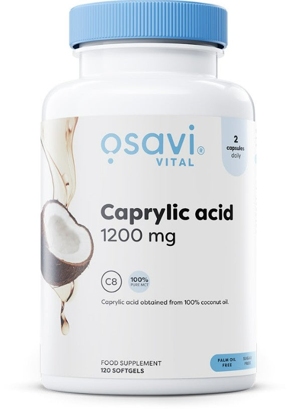 Caprylic Acid, 1200mg - 120 softgels