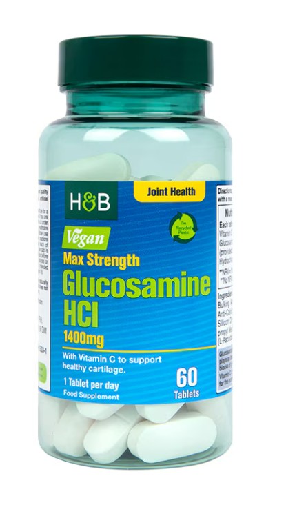 Glucosamine HCl, 1400mg - 60 tablets