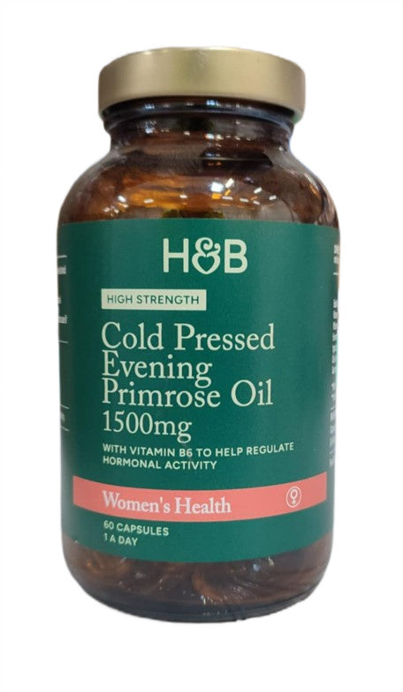 High Strength Cold Pressed Evening Primrose Oil, 1500mg - 60 caps