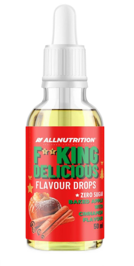 Fitking Delicious Flavour Drops, Baked Apple with Cinnamon - 50 ml.