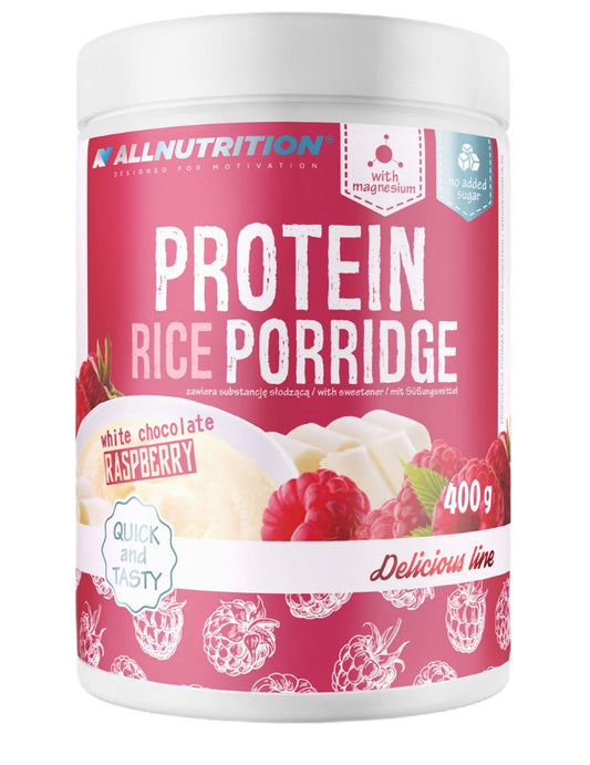 Protein Rice Porridge, White Chocolate-Raspberry - 400g