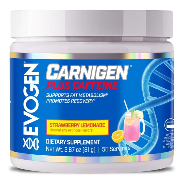 Carnigen Plus Caffeine, Strawberry Lemonade - 81g