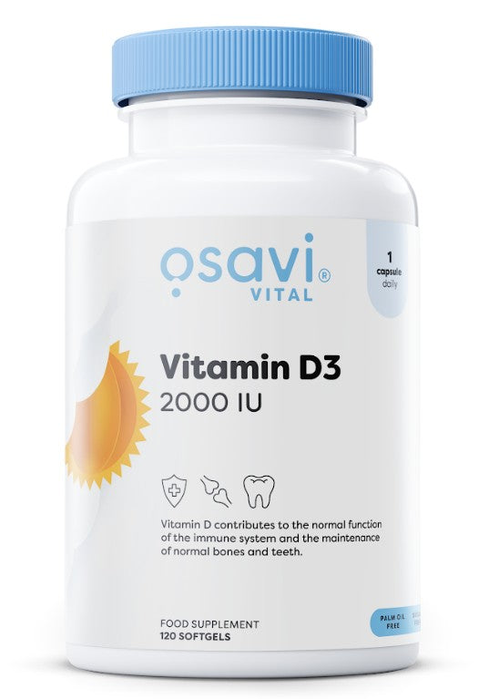 Vitamin D3, 2000IU - 120 softgels