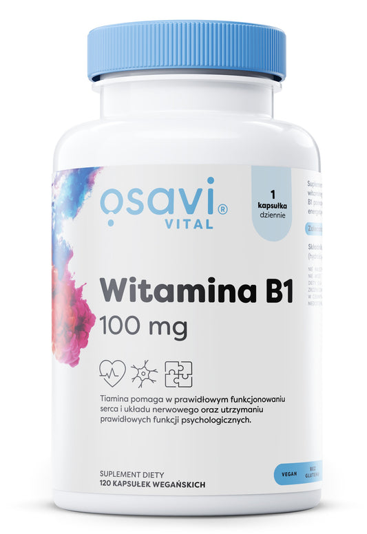 Vitamin B1, 100mg - 120 vegan caps