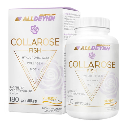 AllDeynn Collarose Fish, Raspberry Wild Strawberry - 180 pastilles